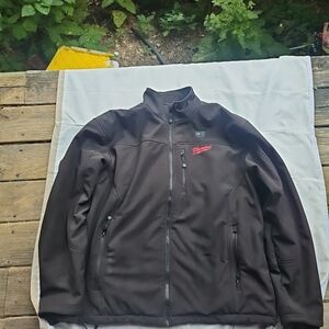 Milwaukee M12 Heated Jacket Adult Sz XL Black Full Zip Toughshell No Battery Men